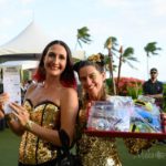 Maui door prize helpers